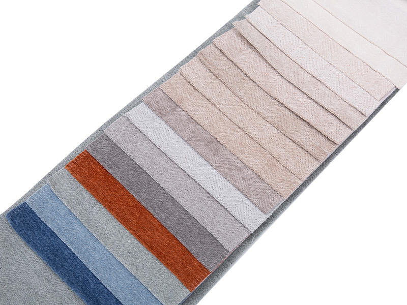 250 - 520GSM النسيج المفروشات ملون شنيل الصلب