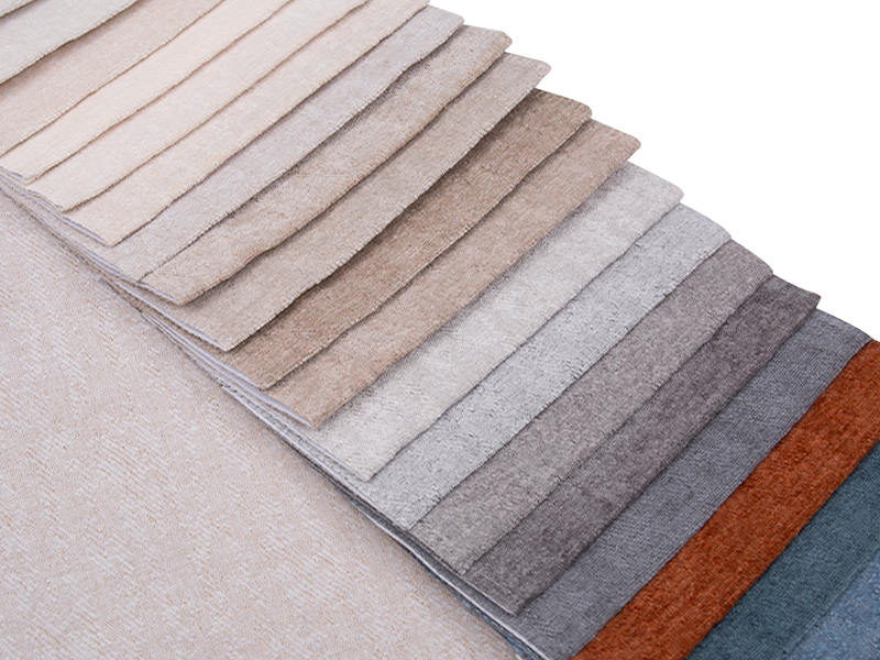 250 - 520GSM النسيج المفروشات ملون شنيل الصلب