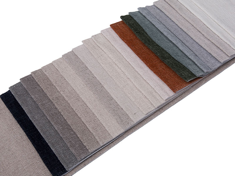 250 - 520GSM النسيج المفروشات ملون شنيل الصلب
