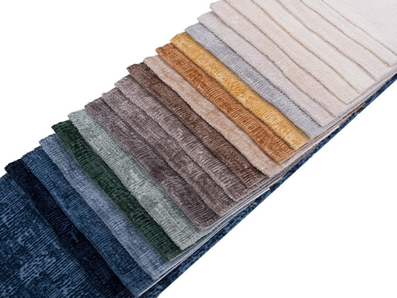 250 - 520GSM النسيج المفروشات ملون شنيل الصلب