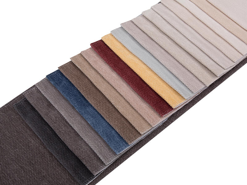250 - 520GSM النسيج المفروشات ملون شنيل الصلب