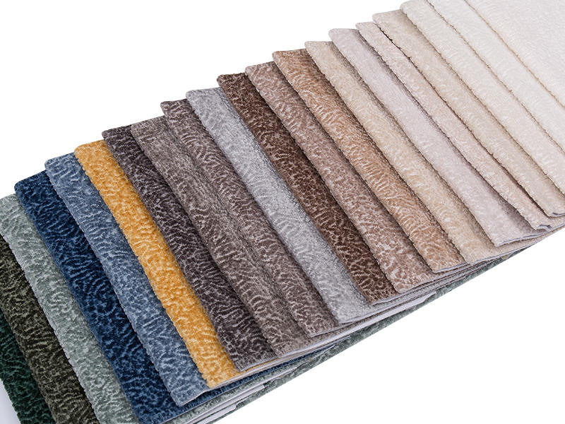 250 - 520GSM النسيج المفروشات ملون شنيل الصلب